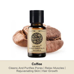 Natural Coffee Essential Oil Cells Refresh, Relax, Moisture Nutrition of Skin Cells Skin Coffee Oil