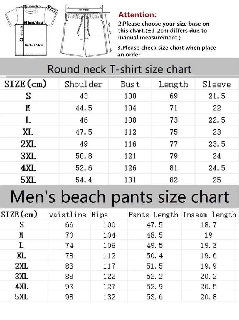 Summer 2025 Digital Print Casual Short Sleeve Mens Shirt Shorts Hawaiian Shirt Set Cross-Border Youth Fashion Male Model Clothes