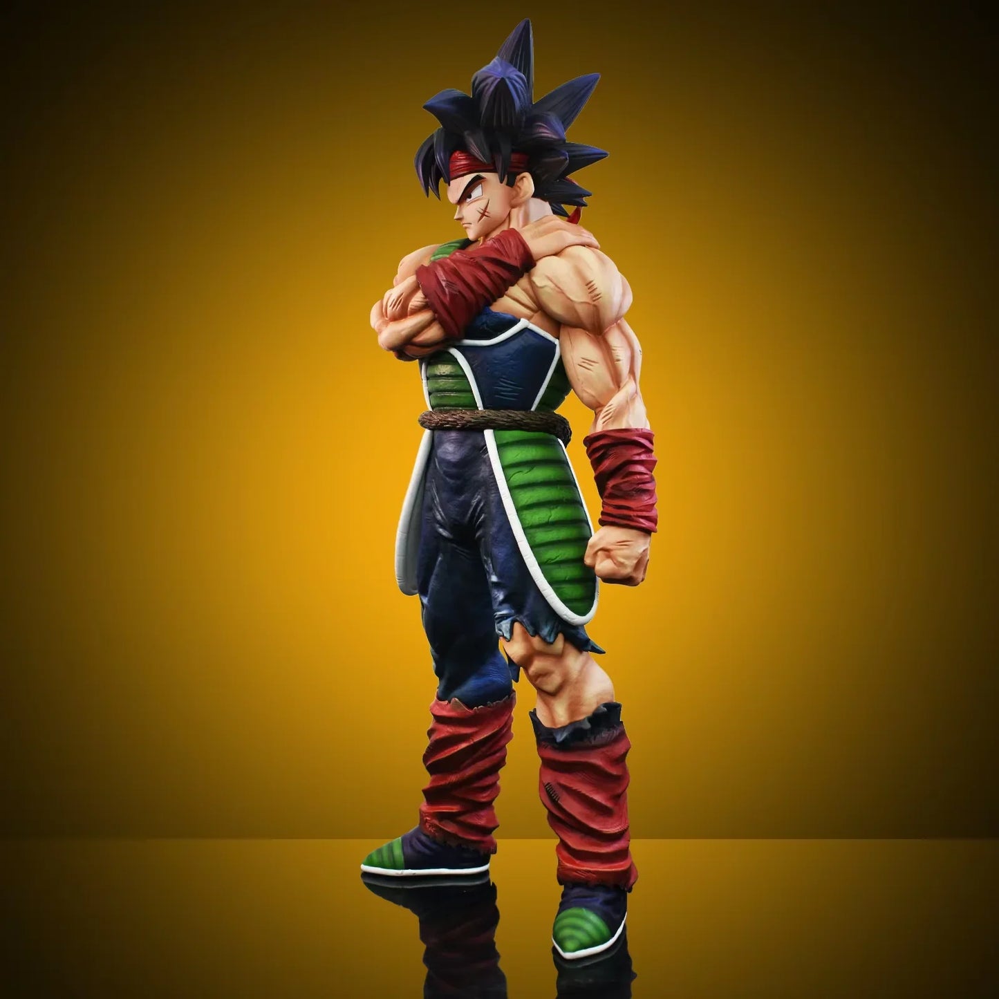 24cm/9.4in Anime Dragon Ball Z Character Badak Model Collection Model Statue Ornament Toy Gift