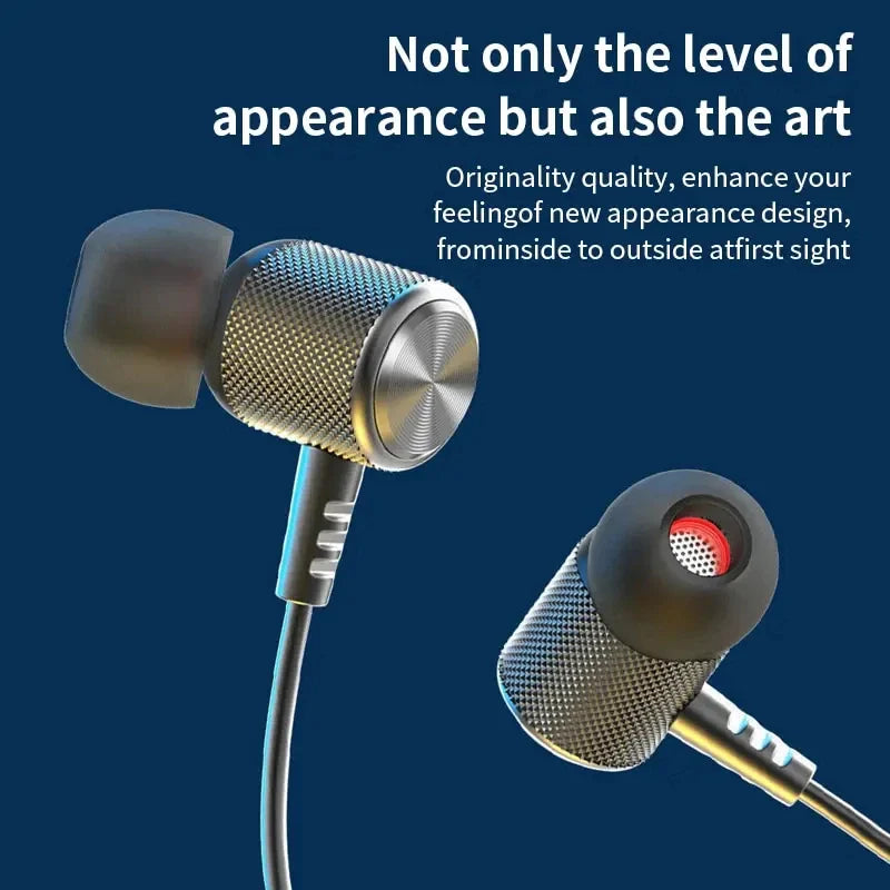 Wireless Bluetooth Headphones Neck Stereo Noise Reduction Universal Sports Earphone Microphone