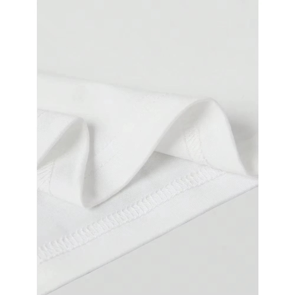 Men T-thirts Cristiano Ronaldo Pure Cotton American-style Streets Both Sexes Fashionable Vintage Print Short-sleeved T-shirt