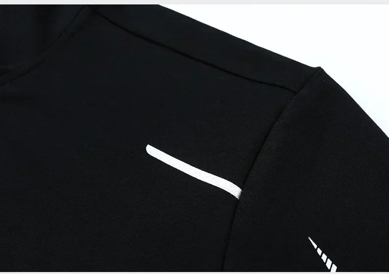 Men's Cotton Sportswear Set Brand Tracksuits Two Pieces Sets Homme Clothes Hoodies+Pants Suit Male Streetswear Hoodie Jackets