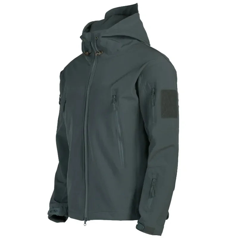 fishing Shark Skin Soft Shell Jackets Men Tactical Windproof Waterproof jacket
