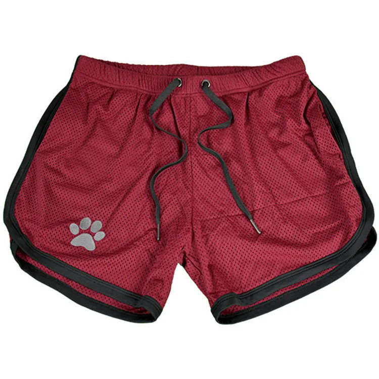 Summer fitness shorts Loose running shorts Men's jogging sports Breathable mesh shorts Thin trend men's three-quarter pants