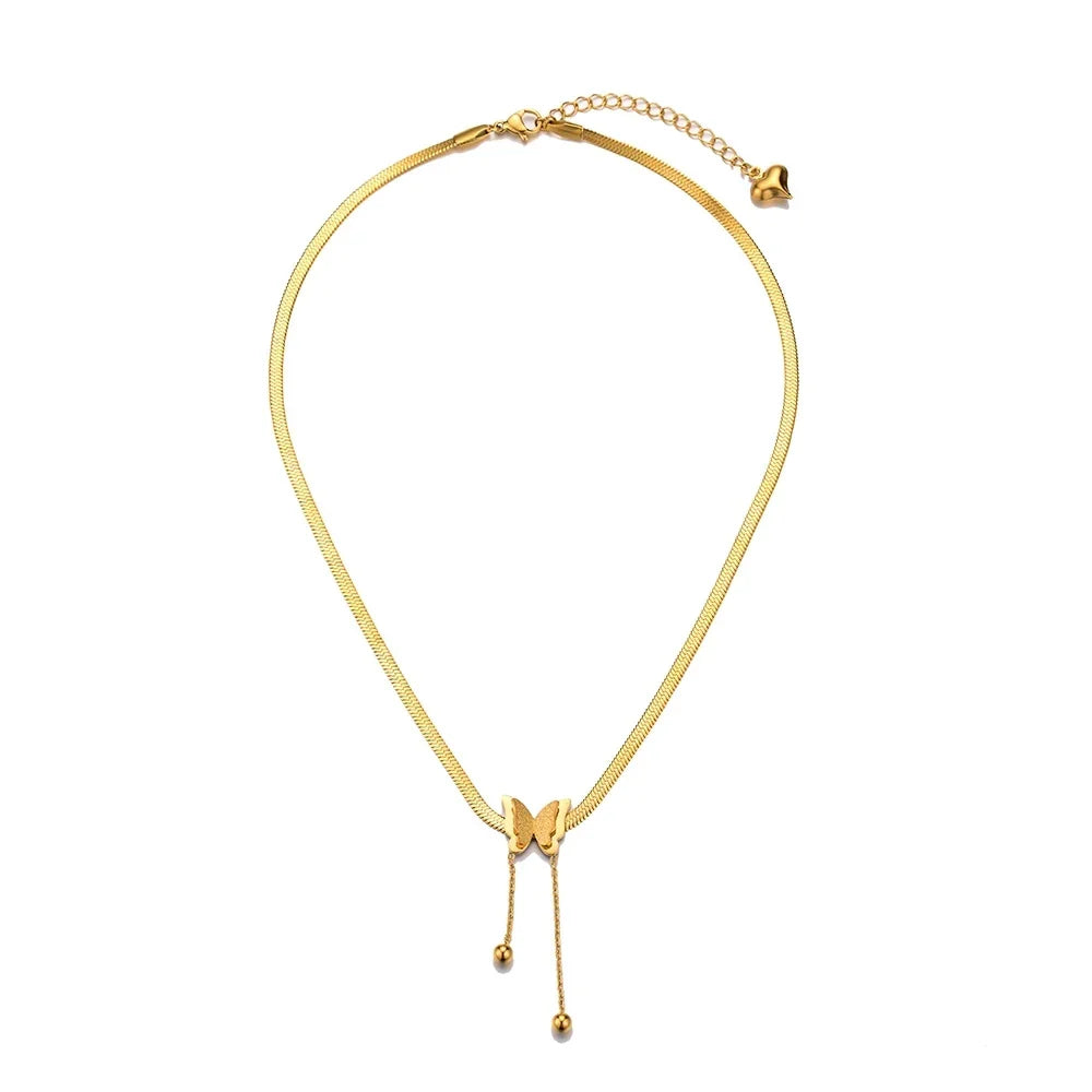 Korean Fashion Sweet Heart Shaped Necklace For Women Crystal Zircon Pendant Clavicle Chain Elegant Romantic Party Gift Jewelry