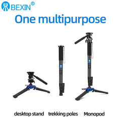 Lightweight Monopod Aluminium DSLR Camera Tripod Camera Mount Adapter