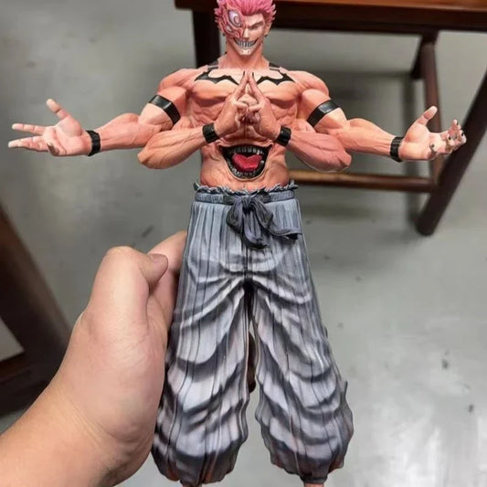 30cm Ryomen Sukuna Figure Jujutsu Kaisen Figures Pvc Collection Statue  Model Room Ornament Dolls Toys Christmas Gifts