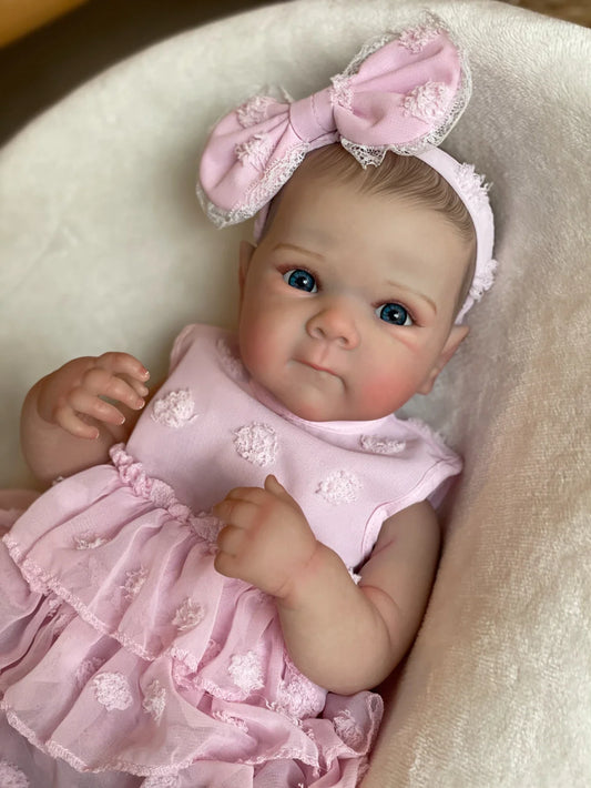 18 Inch Bettie Full Body Soft Girl Reborn Baby Doll With Painted Lifelike Hair Bebe Reborn Toys