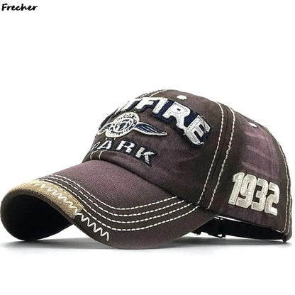 Men Rock Hip Hop Snapback Hat School Jeans Hat Letter Baseball Cap Dance
