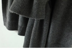 Shawl Knitted Tops Cape Autumn Winter New Korean Fashion  Sweter Damski Warm