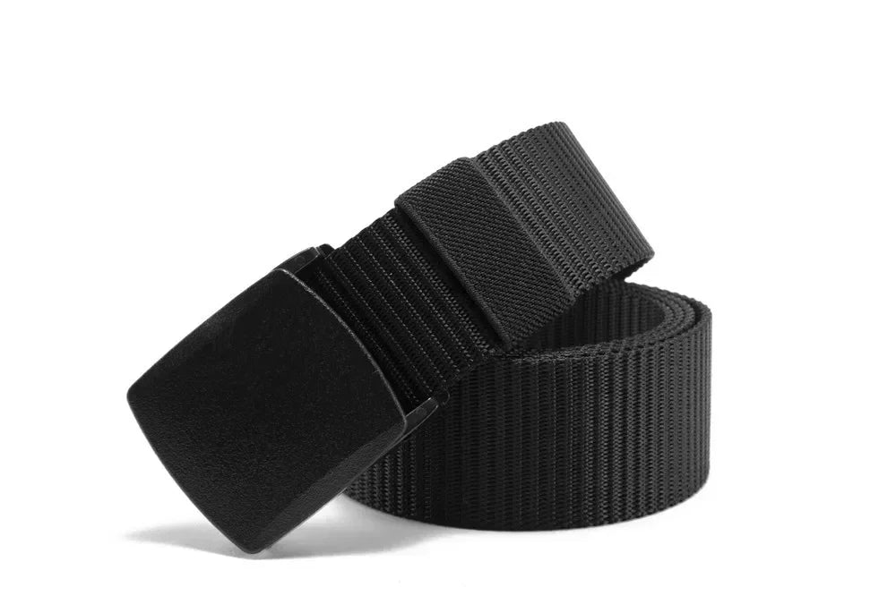 2PCS Automatic Buckle Nylon Belt Outdoor Hunting Multifunctional Tactical Canvas Belt High Quality Men Belt