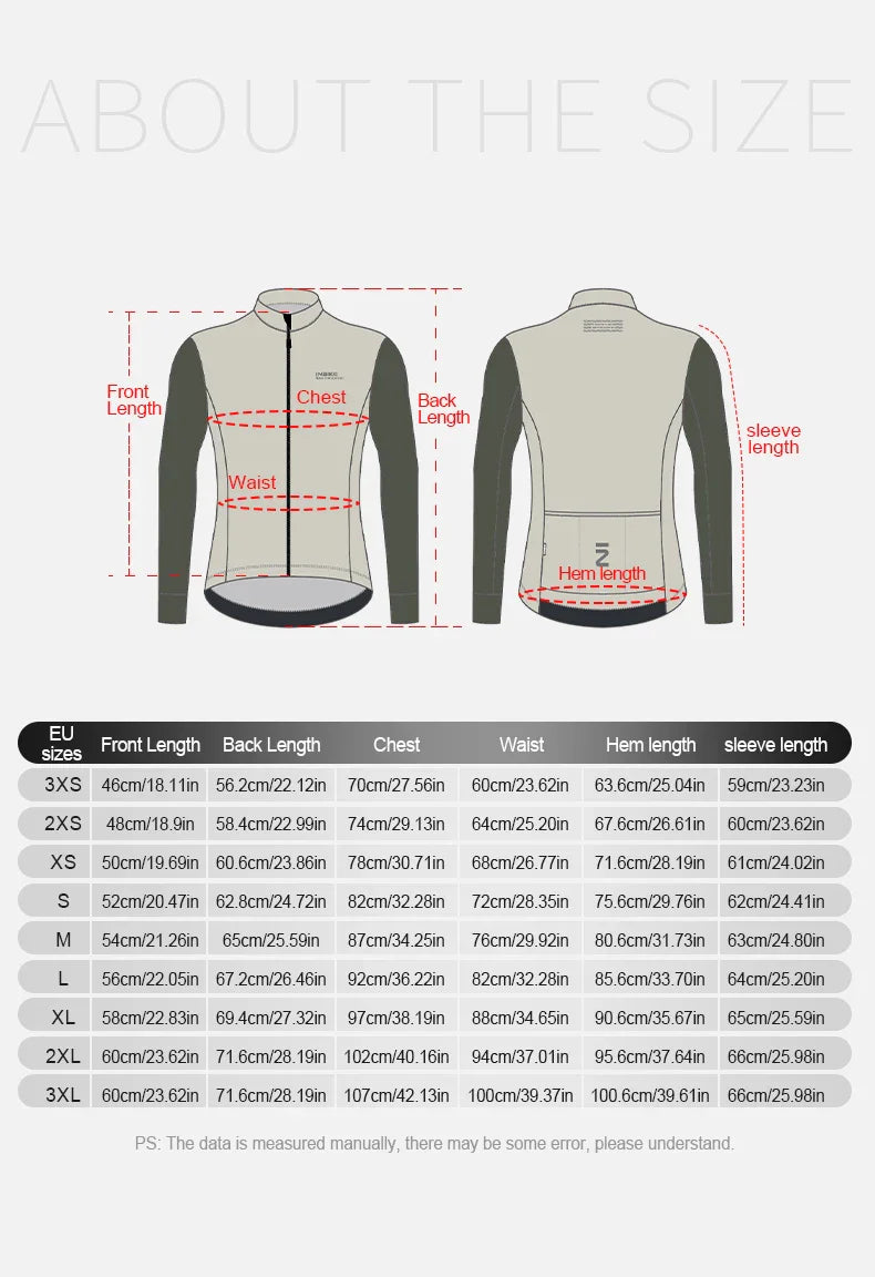 INBIKE Fleece Men's Cycling Jersey  Winter Cycling Sets Warm Long-sleeved Suit Soad Bike Bicycle Jacket Overalls Riding Suit