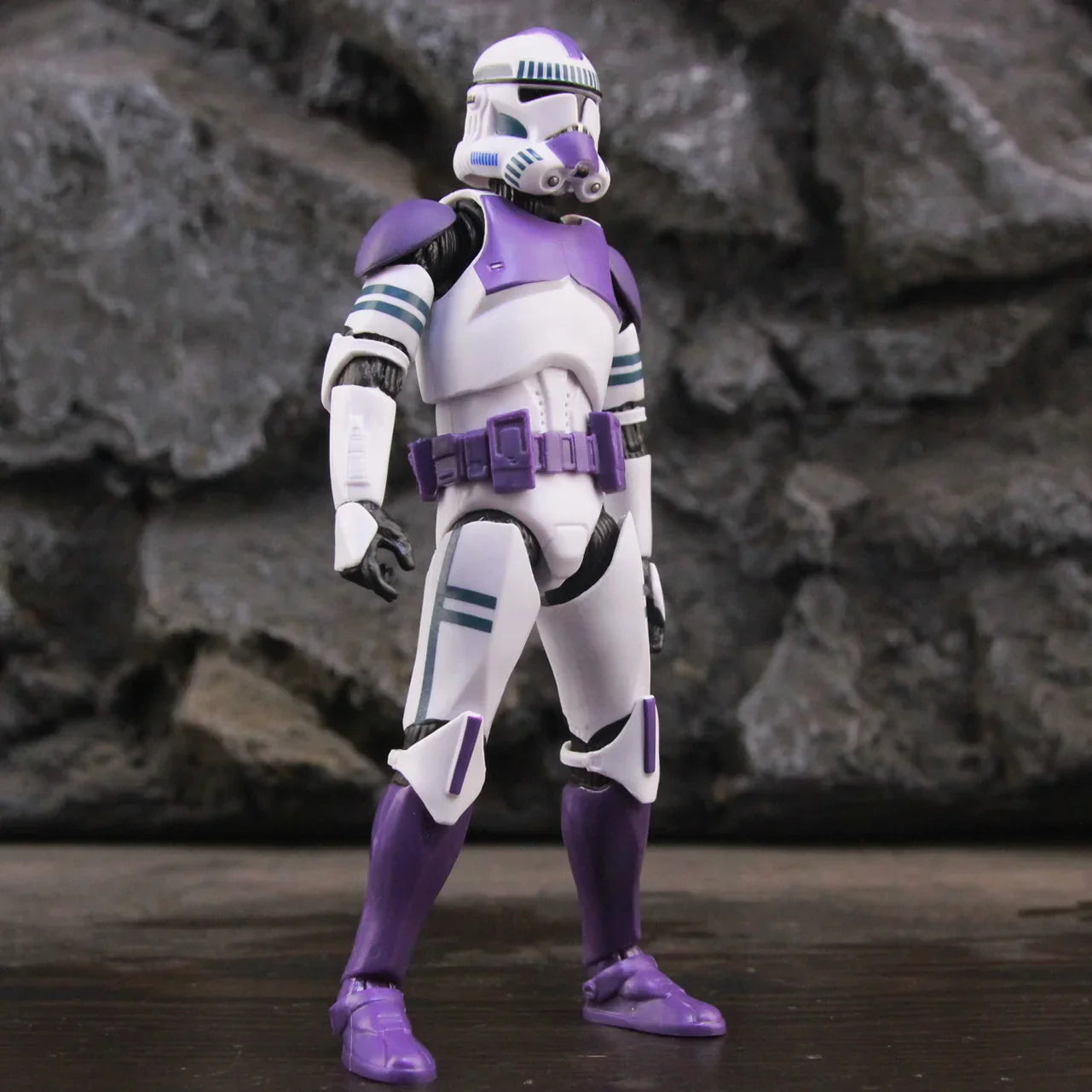 New Body 187th Legion Purple Phase II P2 ARF Trooper Rocket Team Leader 6" Action Figure Mace Windu Republic Grand Army Clone