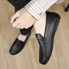 White Black Leather Men Casual Shoes Formal Dress Shoes Designer Men