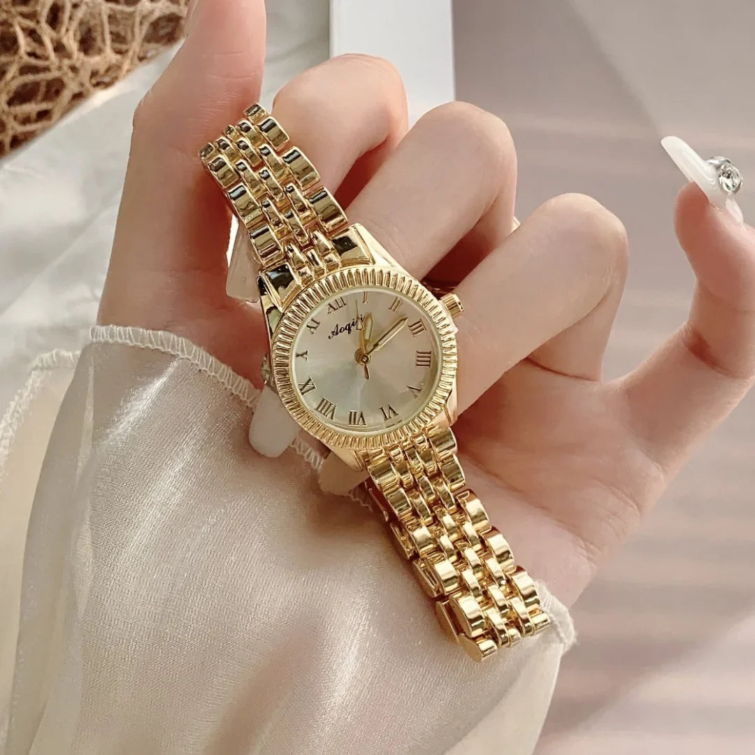 Gold Watch Women Watches Ladies Large dial Steel Women's Bracelet Watches Female Clock Relogio Feminino Montre Femme