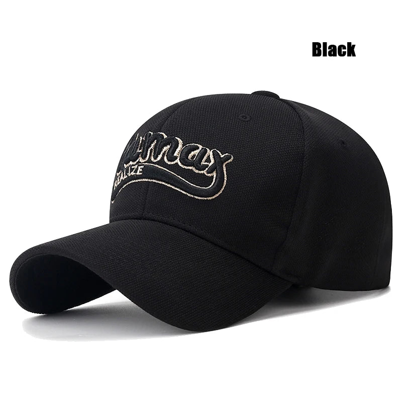 Large Head Circumference High Quality 3D Letter Embroidery Hardtop Baseball Cap Fashion Outdoor Casual Sport Sun Hat Trucker Hat