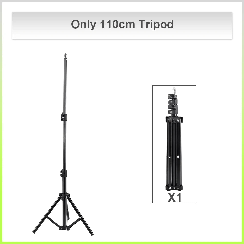 11 Inch Dimmable LED Video Fill Light Lamp Key Lighting Panel with 110cm Tripod