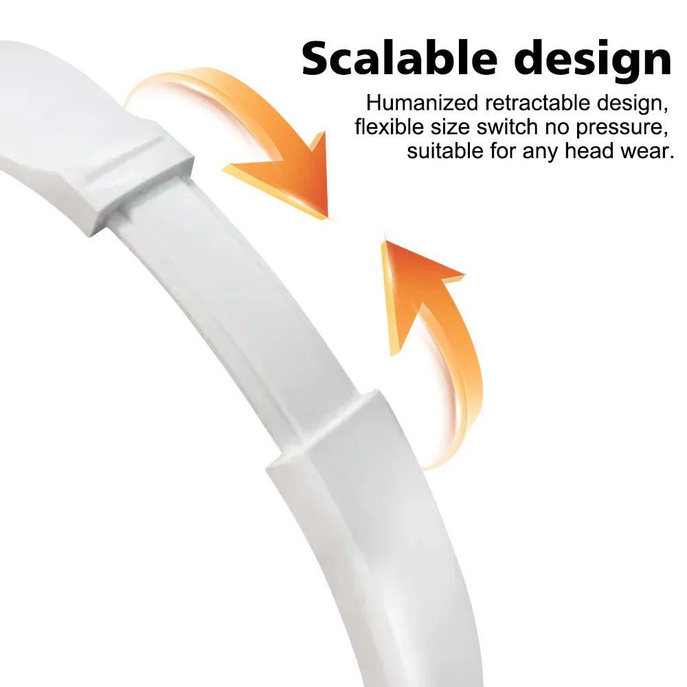 3.5mm/Type-C Wired Headphones Foldable Adjustable Headset Bass Stereo Earphones For Pc Mp3 Mobile Headphones With Noise Cancel