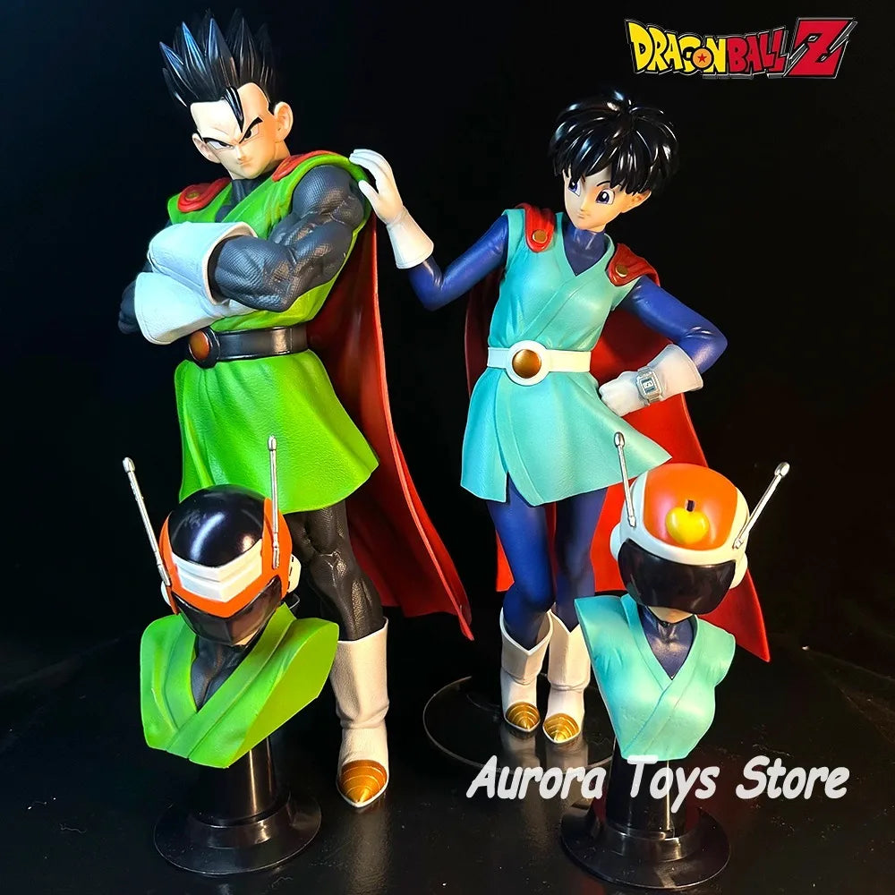 29-32cm Anime Dragon Ball Super Figure Videl Great Saiyaman Gohan Action Figures Pvc Desktop Ornamen Collection Model Toys Gifts