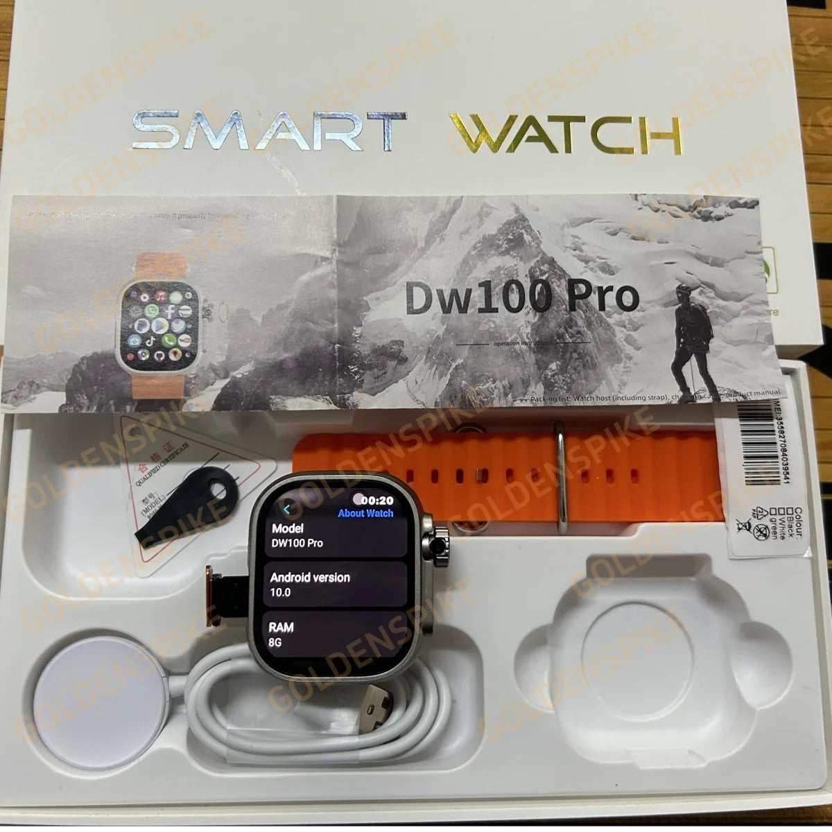 New Men Women's Smartwatch 2.29inch S10 Ultra Smart Watch With Rotary Camera GPS WIFI Google Play Store Touch ID 256GB Storage