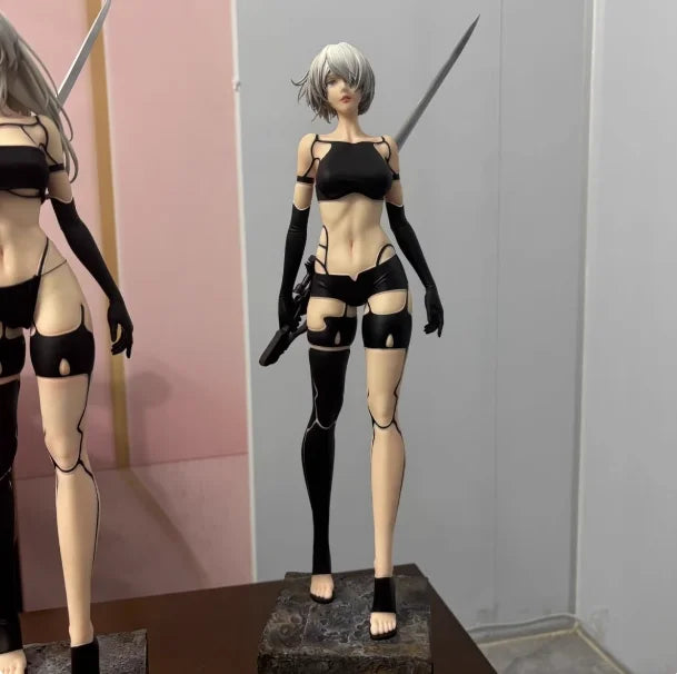 New In Stock Nier: Automata  A2 Battle Damage Edition 1/4 50cm Statue Figure Boutique Statue Desktop Ornaments Decoration
