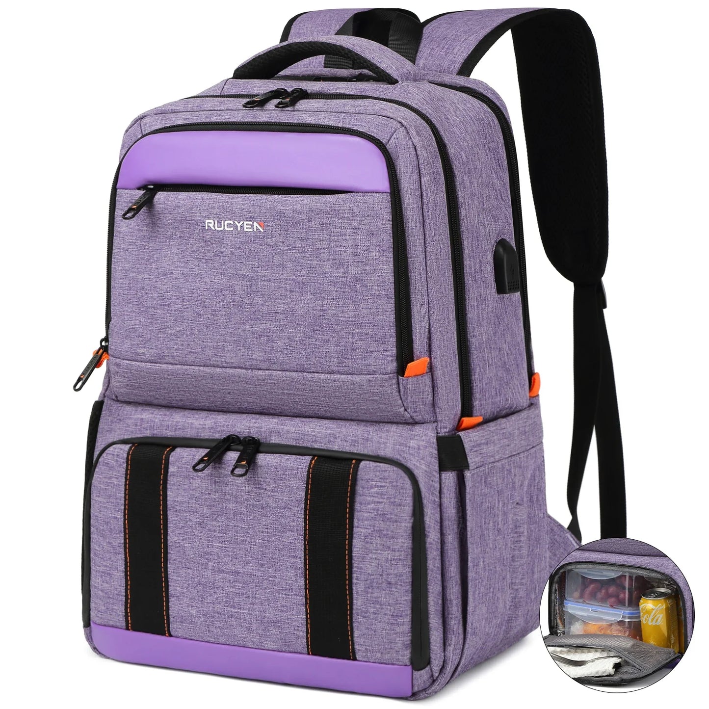 Lunch Backpack Insulated Cooler Picnic Bag Multifunctional Travel Bag Large Capacity Outdoor Picnic Camping Waterproof Backpack