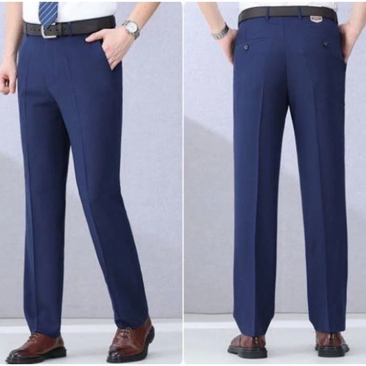 High End Mulberry Silk Men's Suit Pants  Summer Thin Super Sagging Luxurious