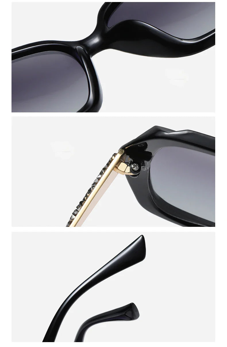 The new 2022 big box polarized sunglasses han edition tide female uv web celebrity sunglasses driving round glasses female
