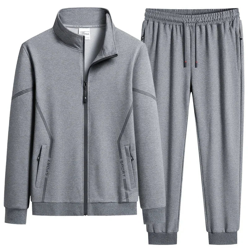 Unisex Jogging Suit MEN Plus Size 6XL 7XL 8XL Men's Tracksuit Suit New Arrive Tracksuit Mens Casual Solid Solor Sweatpant Set