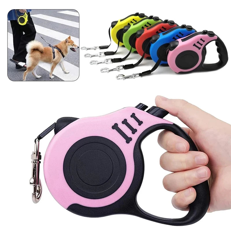 Retractable Dog Leash, Automatic, Flexible, Puppy, Cat Traction Rope, Small and Medium