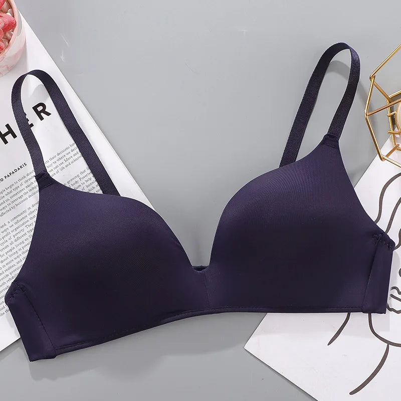 Seamless Push Up Bras Comfort Wireless Underwear Women's Breathable
