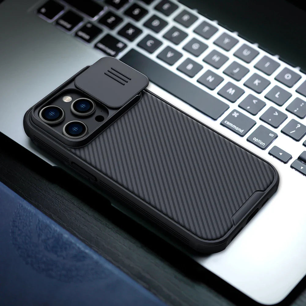 Slide Camera Lens Protection For Magsafe Magnetic Wireless Charging Case For iPhone 13 14 15 16 Pro Max Plus Soft Silicone Cover