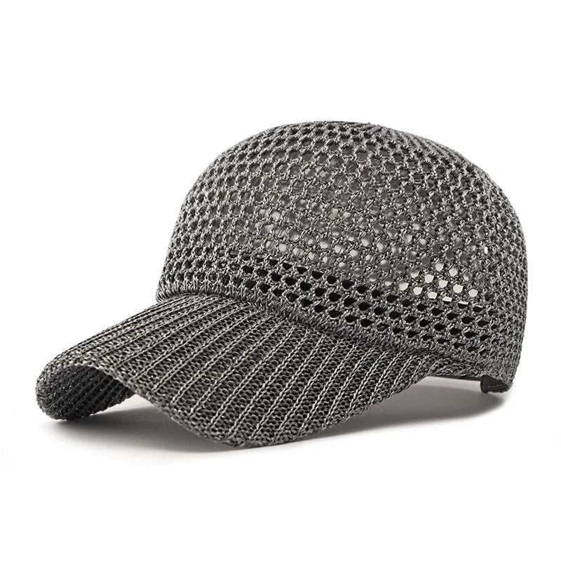 Unisex Quick-Dry Baseball Cap - Waterproof & Breathable - Adjustable Summer Sun Hat for Sports & Casual Wear