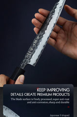 7 Inches Santoku Knife Three-layer Composite Steel Stainless Steel Kitchen