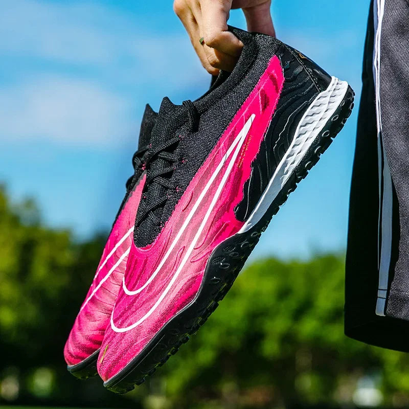 Soccer Shoes For Men Original Outdoor Sports Training Football Boots TF/FG Kids