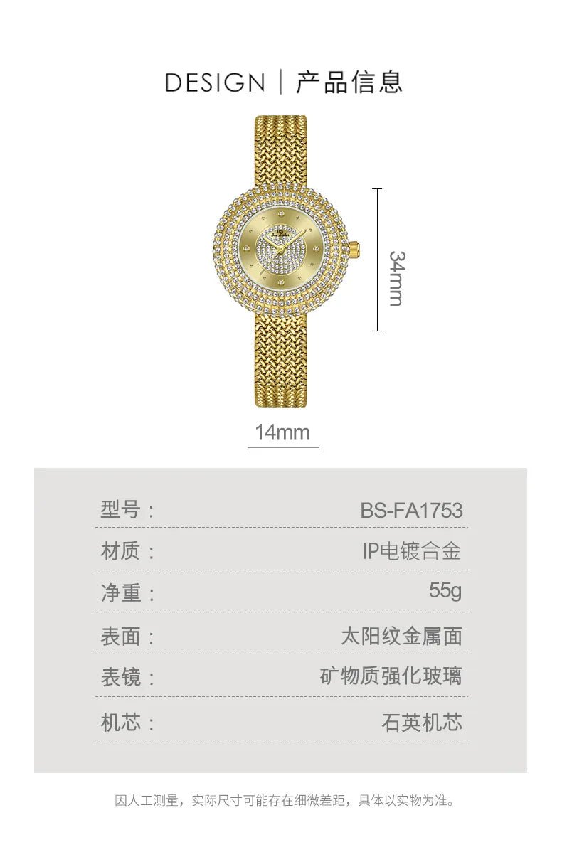 New hot-selling luxury women's watches relogios feminino waterproof watch for women gifts reloj mujer saat