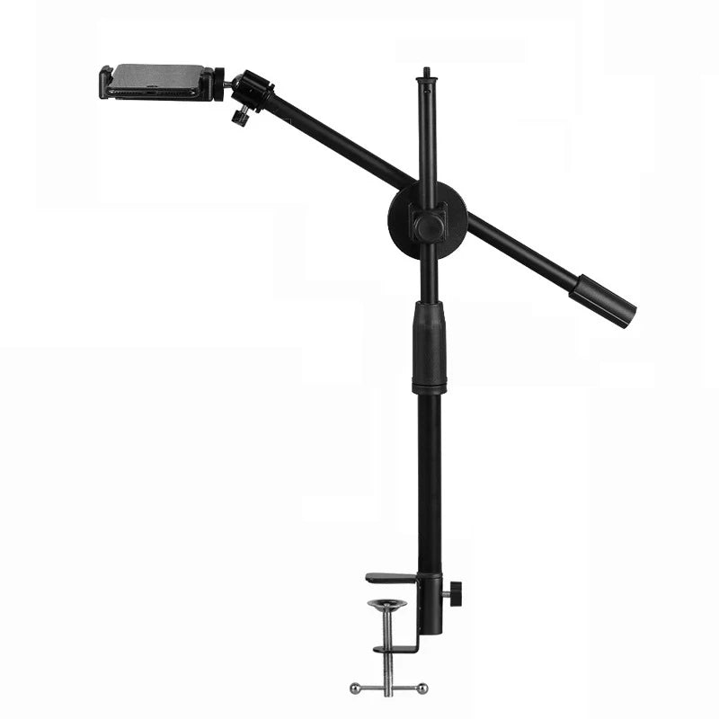 Horizontal Tripod for Phone Smartphone Table Overhead Tripe Stand for Mobile