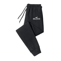 Men Women Hollister Printed Casual Trousers Sports Jogging Pants Sweatpants