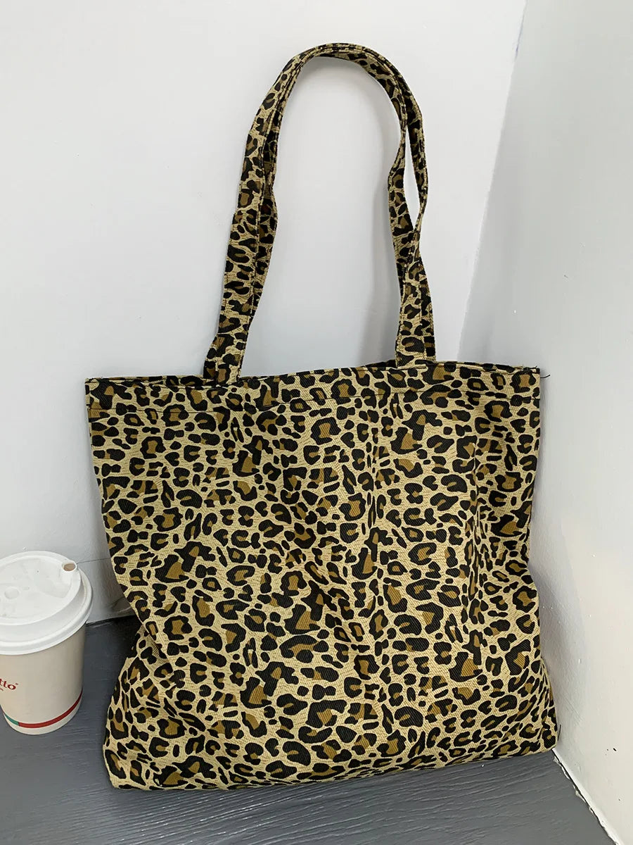 Large Women's Shopping Bag Ladies Canvas Shoulder Tote Bags