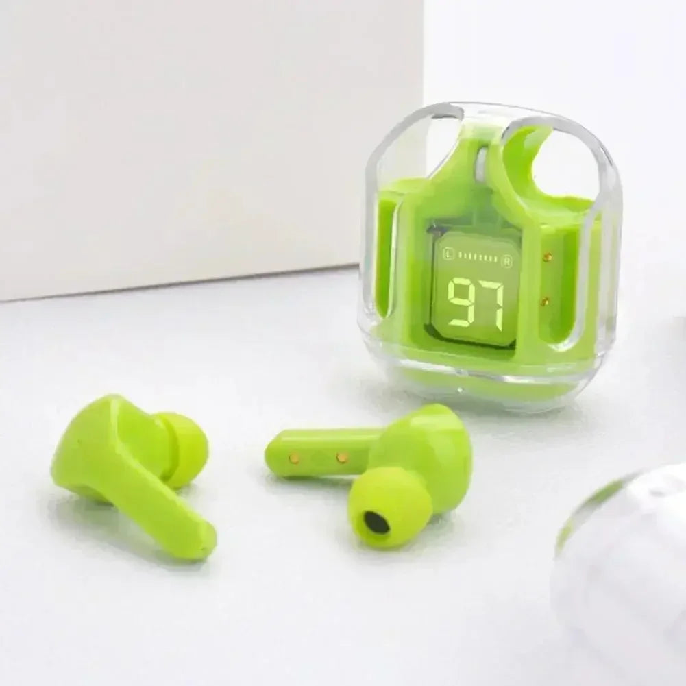 T2 Wireless Mini Earbuds LED Power Digital Display TWS Headset Stereo Sound Bluetooth-compatible 5.3 for iPone Xiaomi Lenovo