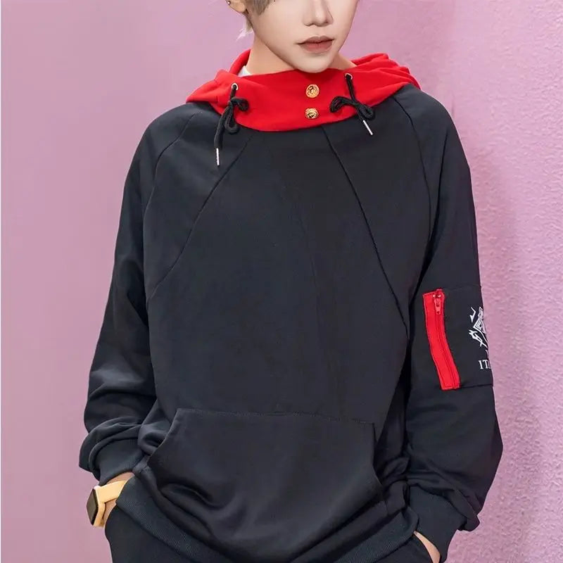 Anime Gojo Satoru Itadori Yuji Cosplay Costume Sweatshirt Adult Unisex Pullover Coat