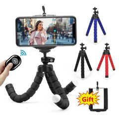 Mini Flexible Sponge Octopus Tripod for IPhone Samsung Xiaomi Huawei Mobile Phone