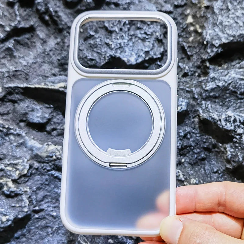 Magnetic 360 Degrees Rotating Ring Holder Case For iPhone 17 Pro Max / 17 Air