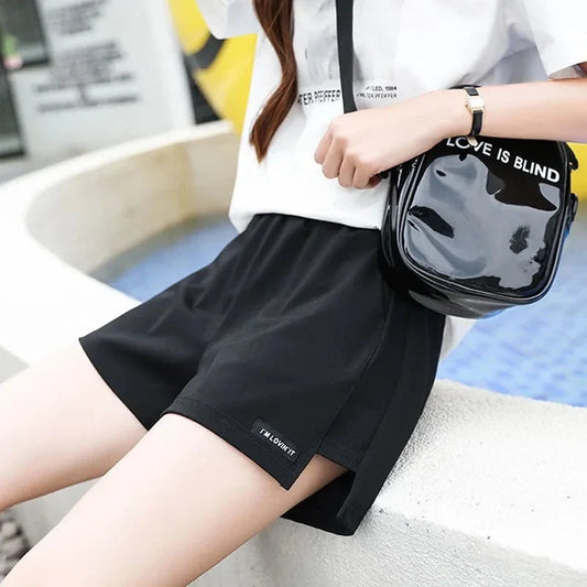 Summer Fasion Bottoms Ladies Girl Shorts Streetwear Female Women Fitness Joggers Sports Running Breathable Plus Size Short Pants