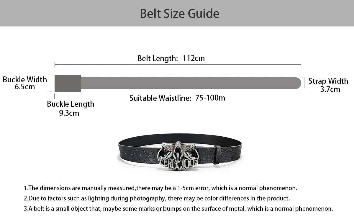 Retro Men's Belt Bohemian Style Fashion Personalized Belt For Men Women Punk Rock Y2K Belts For Jeans Dresses & Casual Wear