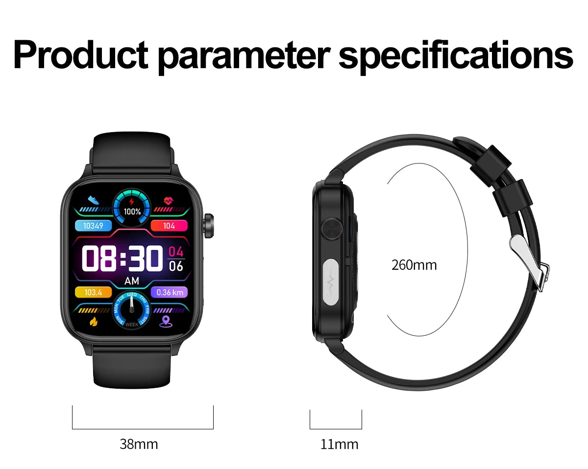 LIGE ECG+PPG Smart Watch Women Blood Lipid Uric Acid AI Diagnostic Detector Body Temperature Female Menstrual Health Tracker New