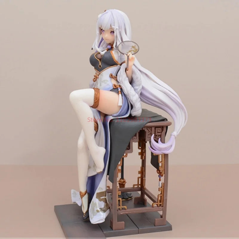 Re:life In A Different World From Zero Rem Emilia Chinoiserie Clothing Figure Model Collection Desktop Decoration Ornament Gifts