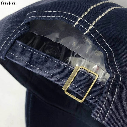 Men Rock Hip Hop Snapback Hat School Jeans Hat Letter Baseball Cap Dance