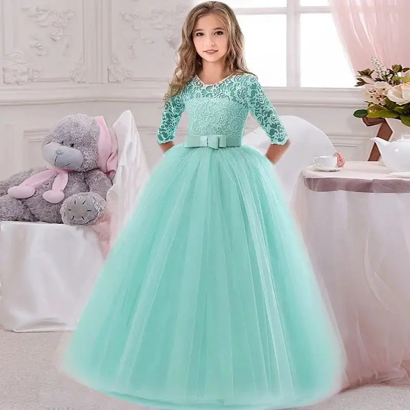 Children Princess Girls Party Wear Kids Christmas Dress Girl's Birthday Dress Baby