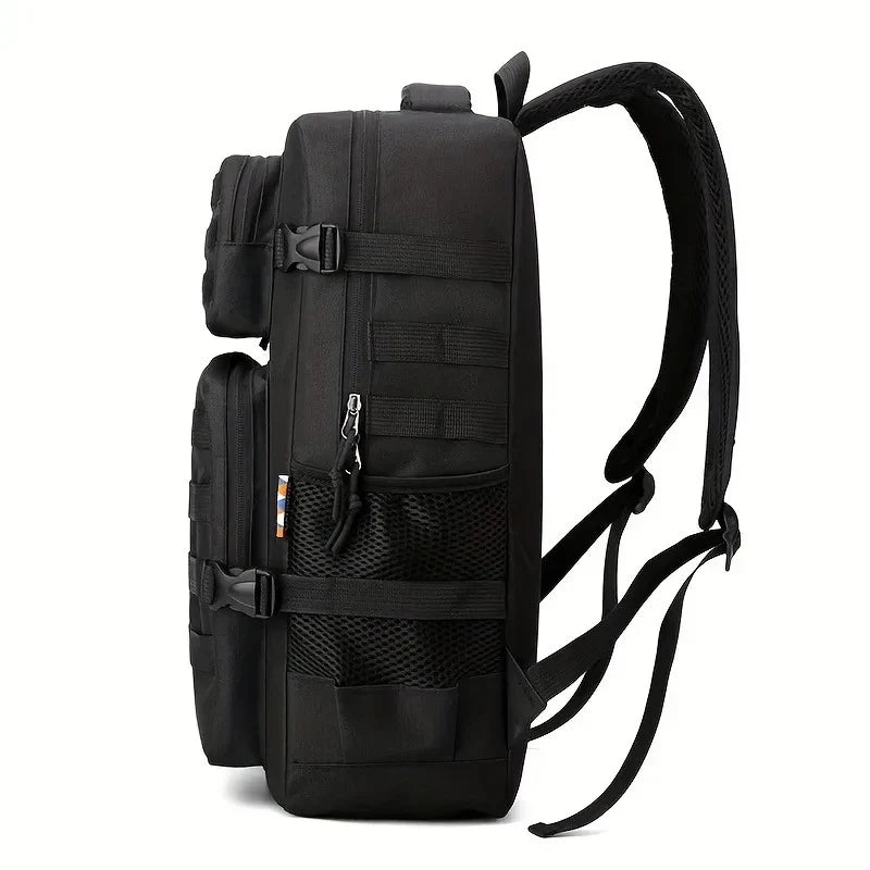 Tactical Backpacks Men's Camouflage Backpack, Hiking And Camping Backpack, LargeCapacity Multi-layer Outdoor Sports Backpack
